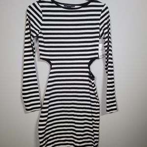 Forever 21 striped tight dress